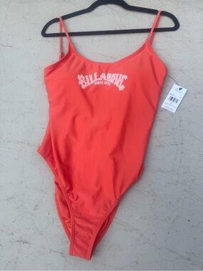 Billabong Coral-Red One-Piece Swimsuit